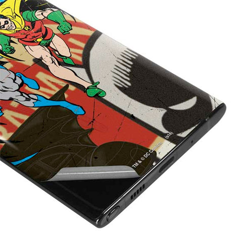 DC Comics Batman and Robin Vintage Action Pose Galaxy Note 10 Skin